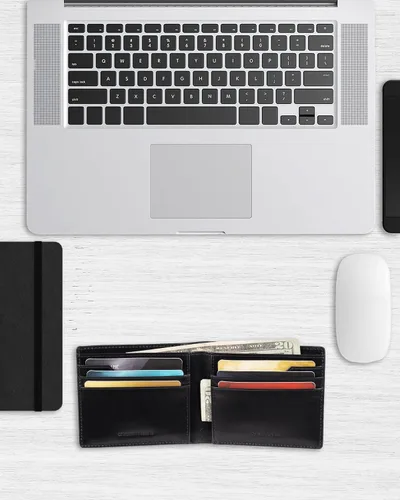 Vista 6 de Cole Haan Men's RFID Slim Billfold Wallet