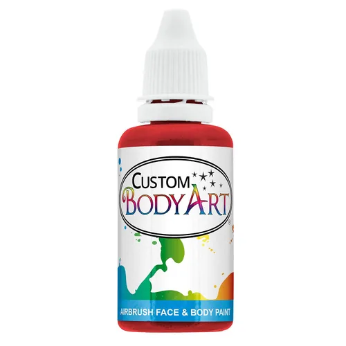 Vista 8 de Custom Body Art Pintura blanca a base de agua de 1 oz para piel, cara Blanco