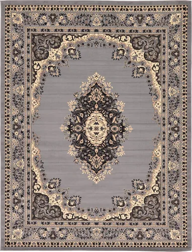 Vista 65 de Unique Loom - Alfombra de área estilo persa tradicional de la colección Reza, de 2 pies 2 pulgadas x 3 pies, colores negro y beige