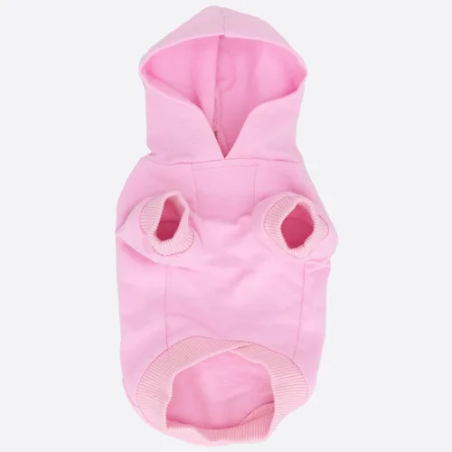 Vista 4 de LOPHIPETS Sudaderas con Capucha de Algodón para Perros para Perros Pequeños Chihuahua Ropa para Cachorros Abrigo para Clima Frío-Rosa/S Rosado