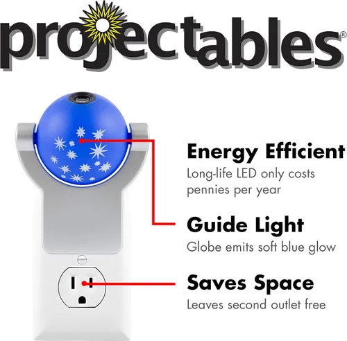 Vista 4 de Projectables Tropical Fish 11296 - Lámpara LED de noche con enchufe, diseño de peces tropicales, 11798, 45.00watts, 1.00 volts