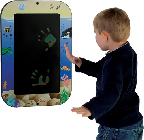 Vista 9 de Panel de manos mágicas, actividad de pared sensible al calor que cambia de color, interactivo preescolar, 22 x 1.25 x 15 pulgadas (20-MGC-009)