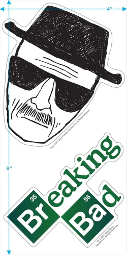 Vista 3 de Popfunk Breaking Bad The Man - Camiseta y pegatinas