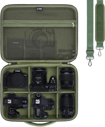 Vista 27 de Funda para Canon EOS T7 R50 R100/Sony Alpha a6400 a6700 Cámara Púrpura