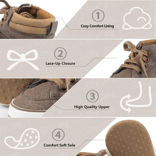 Vista 3 de KaKaKiKi - Tenis de lona para bebé, infante, niños, tenis con suela de goma antideslizante, tenis de caramelo caminantes, primerizos, precaminando