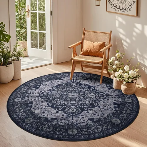 Vista 30 de nesrt Alfombra bohemia lavable de 2 x 10 pies, suave, antideslizante, extra larga, alfombra de cocina, color negro, vintage, geométrico, camino