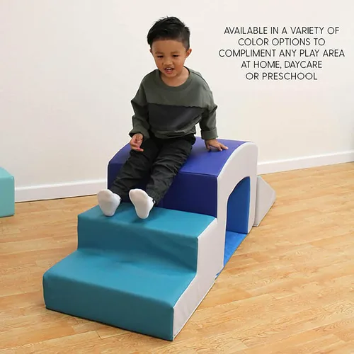 Vista 5 de FDP SoftScape Playtime Grow-n-Learn - Escalador de túnel para niños pequeños