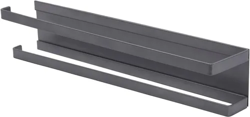 Vista 17 de Household Essentials Estante organizador magnético de metal, negro