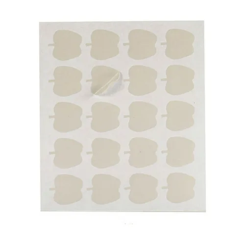 Vista 4 de Etiquetas adhesivas Pincello Blanco 17 x 4 x 19 cm 22 x 49 mm Manzana (12 Unidades)