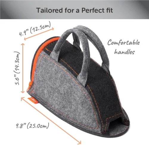 Vista 7 de Oliso M3Pro Project - Plancha de vapor con solemate (coral) y bolsa de transporte Oliso para mini planchas