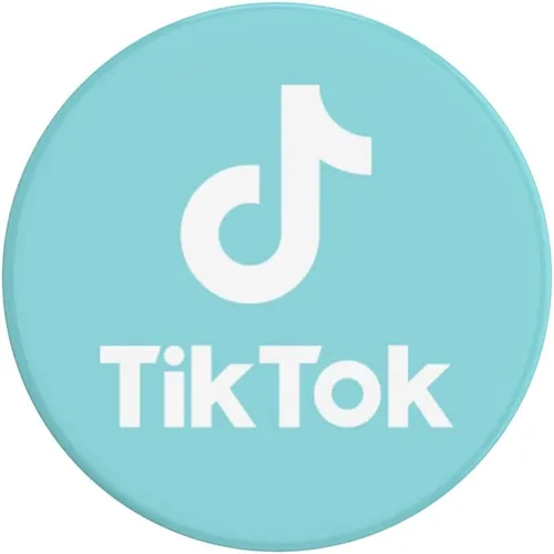Vista 2 de PopSockets - Agarre para teléfono con soporte expansible, TikTok PopGrip - Tik Tok Blue