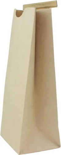 Vista 4 de AwePackage - Bolsa de papel kraft resistente a la grasa con forro de polietileno (50, 8 onzas)