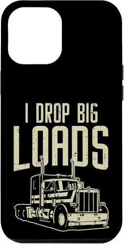 Vista 26 de I Drop Big Loads Semi Truck Truck Driver Trucker - Funda de regalo para iPhone 17