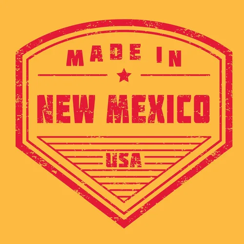 Vista 2 de Made in Badge, State Pride, Hometown Pride, Camiseta básica de algodón