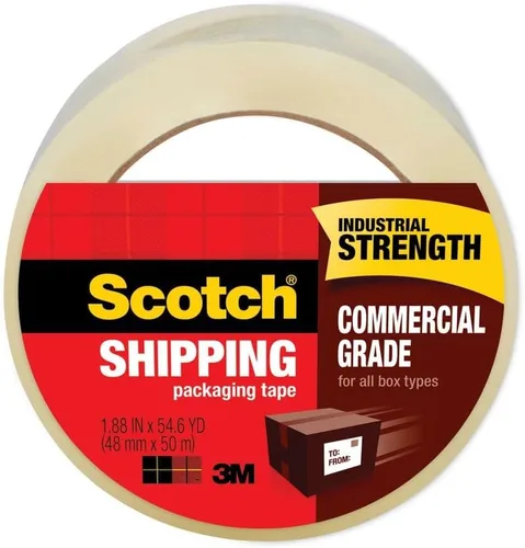 Vista 14 de Scotch Cinta de embalaje de grado comercial, 1.88 "x 54.6 yardas, para uso industrial resistente, 1 rollo (3750)