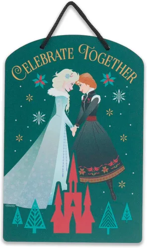 Vista 22 de Disney - Cartel colgante de madera con texto en inglés «The Nightmare Negro/Blanco