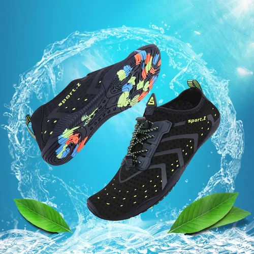 Vista 5 de Zapatos deportivos acuáticos para hombre y mujer PENGCHENG, un secado rápido, ligeros, para pies anchos, suela sólida de drenaje, para deportes