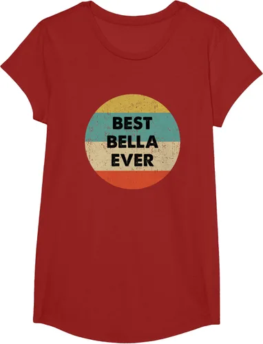 Vista 50 de Bella Name - Camiseta, Negro, S