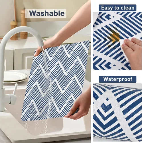 Vista 3 de Cohoo Home Revestimientos para cajones y estantes para gabinetes de cocina sin adhesivo, revestimientos antideslizantes para gabinetes y estantes