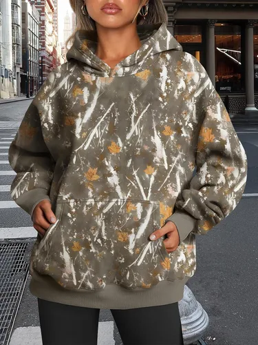 Vista 202 de Trendy Queen - Sudaderas extragrandes con capucha para mujer, suéteres de manga larga, sin botones, de vellón, de otoño, ropa de invierno