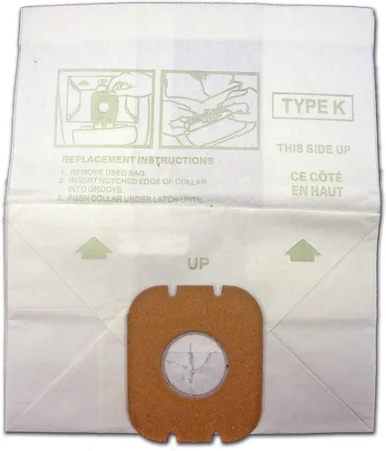 Vista 2 de EnviroCare Bolsas de repuesto para aspiradora hechas para adaptarse a recipientes Hoover tipo K, paquete de 12