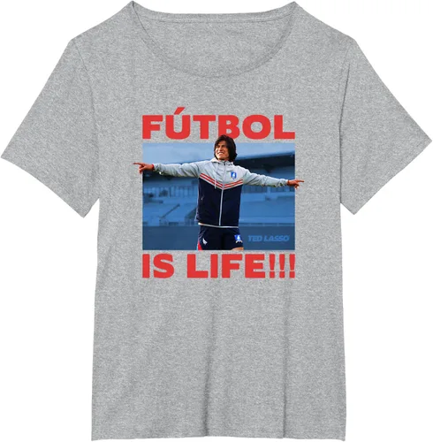 Vista 17 de Ted Lasso Dani Rojas Futbol is Life - Camiseta talla S Negro