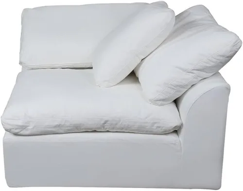 Vista 5 de Sunset Trading Contemporary Puff Collection - 2 sofás modulares con cubierta deslizante, tela de rendimiento, lavable, resistente al agua, a prueba