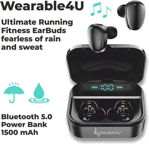 Vista 6 de Bushnell Wingman Mini Altavoz Bluetooth GPS negro/plateado con auriculares negros definitivos y cargadores de pared/coche