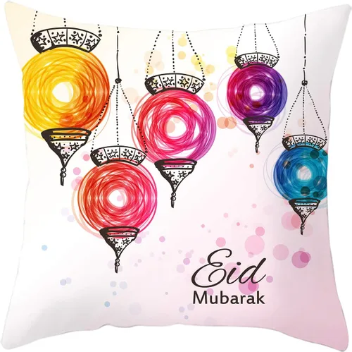 Vista 3 de Juego de 4 fundas de almohada decorativas cuadradas de acuarela para sofá, dormitorio, sala de estar, automóvil, 18 x 18 pulgadas