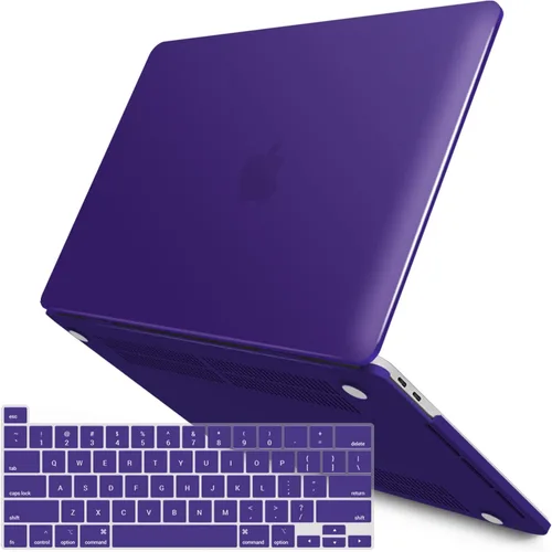 Vista 24 de IBENZER Compatible con MacBook Pro 13 pulgadas 2025 2024 M2 Funda 2025-2016 M1 A2338 A2289 A2251 A2159 A1989 A1706 A1708, carcasa rígida y cubierta