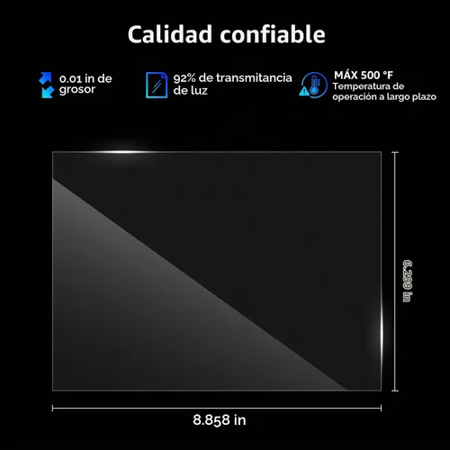 Vista 2 de ELEGOO 5 piezas de película de revestimiento ACF para impresora 3D LCD Mars 4 Ultra con menor tensión de liberación, admite impresión 3 veces más