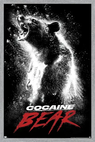 Vista 16 de Trends International Oso de cocaína - Póster de pared de una hoja, 22.4 pulgadas de largo x 14.7 pulgadas, versión enmarcada de madera de granero