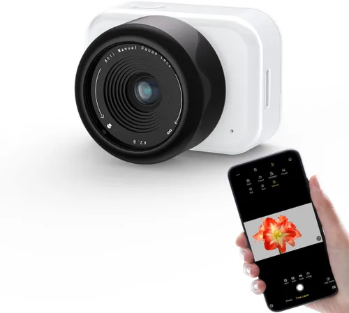 Vista 6 de ATLI Lite 1080P Time Lapse Cámara HDR WiFi APP Control Manual Focus Rojo y blanco