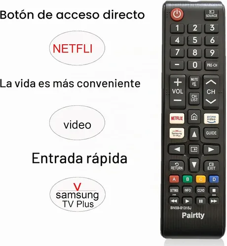 Vista 3 de Control remoto universal para TV BN59-01315J, repuesto para Samsung LCD LED HDTV 3D Smart TV