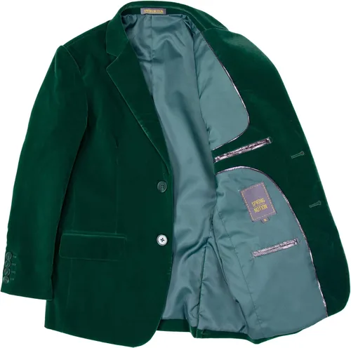 Vista 2 de Spring Notion Blazer de terciopelo para niños grandes