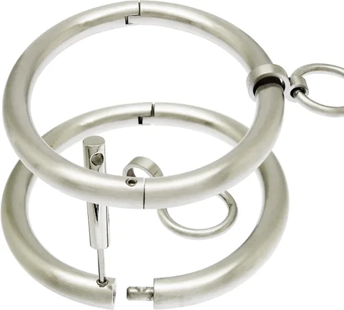 Vista 2 de Pulseras de acero inoxidable con cierre y anillo tórico extraíble