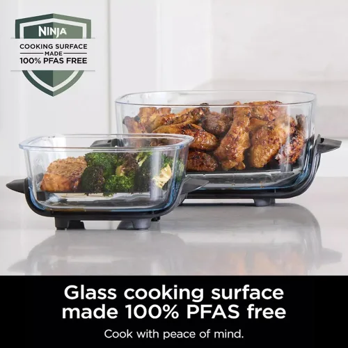 Vista 5 de Ninja CRISPi - Sistema de cocina portátil de vidrio 5 en 1 para freír