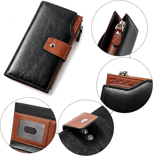 Vista 9 de BOSTANTEN Paquete de bolsos de cuero para mujer