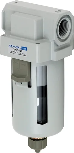 Vista 10 de PneumaticPlus SAF400-N04BD-MEP Filtro de partículas de aire comprimido 1/2" NPT