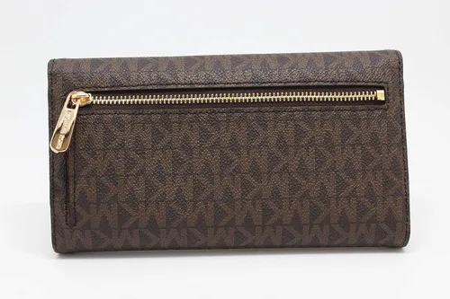 Vista 2 de Michael Kors - Cartera de viaje para mujer tamaño grande con tres pliegues