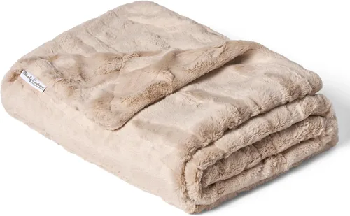 Vista 13 de Manta Minky Couture Sorbet - Manta Ultra Suave para Comodidad Sedosa y Suave - Manta Decorativa Premium - Tela de Peso Medio, Transpirable - Lavable