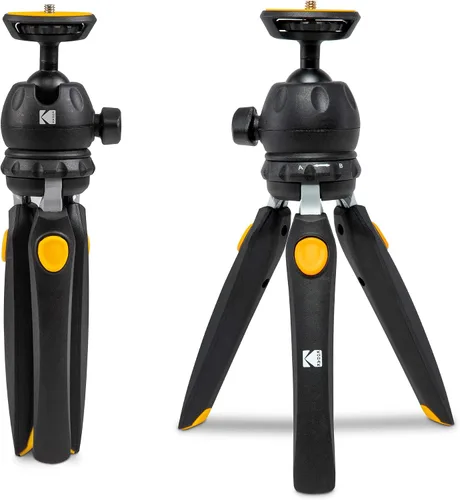 Vista 5 de Kodak PhotoGear - Mini trípode para teléfono, control remoto Bluetooth, mesa