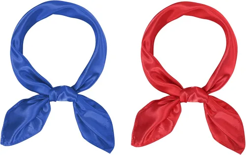 Vista 31 de American Trends Bufanda de seda para mujer, bufandas de satén para la cabeza, bufanda cuadrada para el cuello, bufanda ligera de seda como bandana