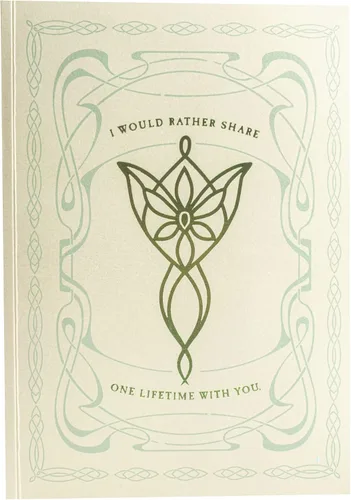 Vista 2 de Tarjeta de felicitación emergente de Lord of the Rings – I Would Rather Share One Lifetime With You, Than Face All The Ages Of This World Alone