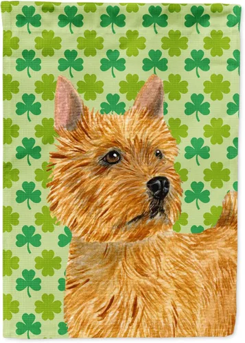 Vista 95 de Caroline's Treasures SS4442GF Affenpinscher Bandera de jardín con retrato de trébol del día de San Patricio para buzón, bandera decorativa