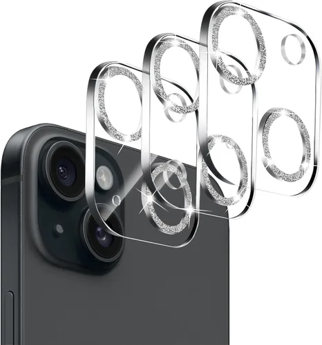 Vista 51 de Dengduoduo Paquete de 3 protectores de lente de cámara de vidrio templado para iPhone 15 de 6.1 pulgadas y para iPhone 15 Plus de 6.7 pulgadas