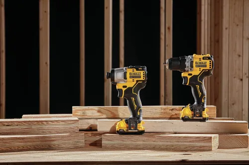Vista 2 de DEWALT XTREME 12V MAX* Kit combinado de taladro inalámbrico (DCK221F2)