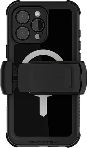 Vista 13 de Ghostek NAUTICAL - Funda impermeable para iPhone 14 con protector de pantalla, clip para cinturón, compatible con MagSafe, protección extremadamente