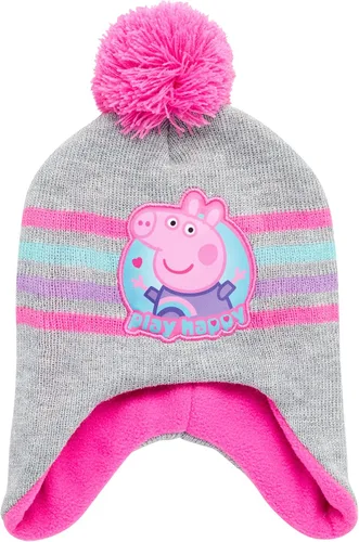 Vista 3 de Hasbro Sombrero de invierno Peppa Pig y 2 pares de mitones (2-4)