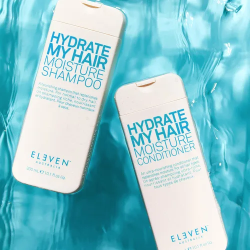 Vista 2 de ELEVEN AUSTRALIA Hydrate My Hair Moisture Champú y acondicionador de 10.1 onzas líquidas cada uno